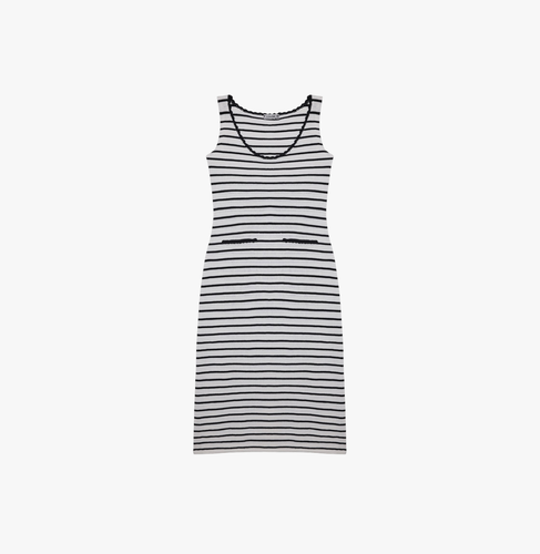 STRIPED DRESS - M - Midi dresses - CRUSH Collection - Modalova