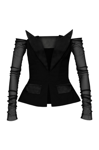 Tuxedo Corset Top | Women's Tops - Vestiaire d'un Oiseau Libre - Modalova