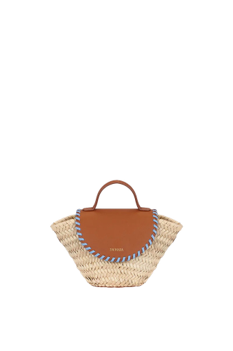 COQUETTE CARAMEL/BLUE SKY SKIN - Mini bags - Saonara - Modalova