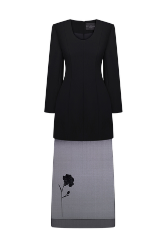 DRESS “BLUEBOTTLE” - XS - Midi dresses - DELEGAN Clothes - Modalova