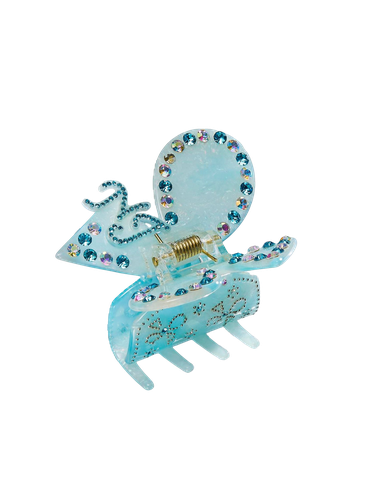 Chloe Crystal Butterfly Claw Clip () - Hair clips - Nana Jacqueline - Modalova
