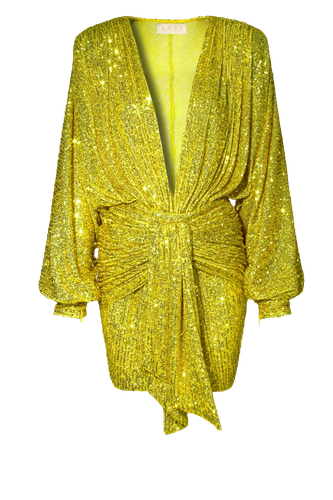 Dress Kaia Bright Lime | Women's Cocktail dresses - HALEWSKI - Modalova