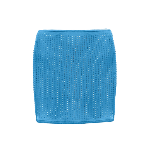 MESHA Rhinestone Mini Skirt | Women's Cornflower Mini skirts - OW Collection - Modalova