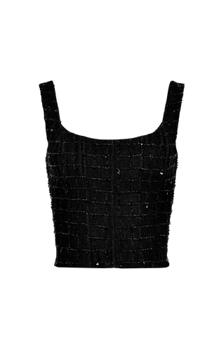 Sloane Corset Top - Handembroidered - 2 - Crop tops - Francesca Miranda - Modalova