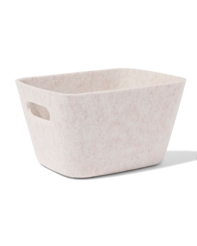 Panier En Feutre 20x12 Cm Beige - HEMA - Modalova