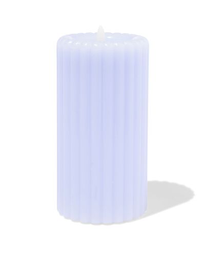 Bougie Cylindrique Led 7,5 X 15 Cm Nervurée () - HEMA - Modalova