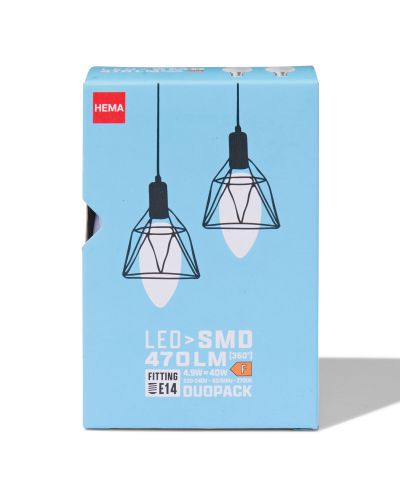 Bougie Led Smd E14 2,9W 470lm - 2 Pcs - HEMA - Modalova