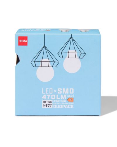 Boule Led Smd E27 3,4W 470lm - 2 Pièces - HEMA - Modalova