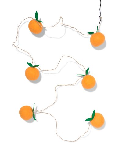 Guirlande Lumineuse 6 M Avec 6 Oranges Pour Une Utilisation Intérieure Et Extérieure - HEMA - Modalova