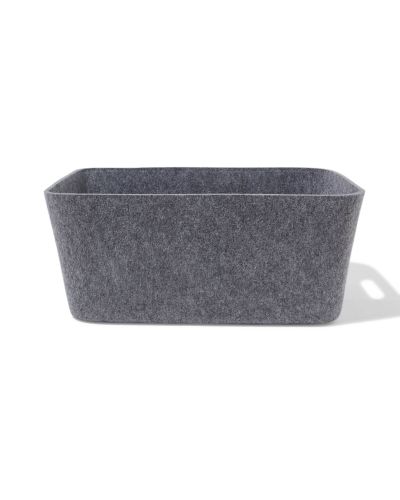 Panier De Rangement 25x33x14 Cm M Feutre Gris - HEMA - Modalova