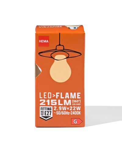 Ampoule Led Allongée Flamme E27 3,5W 215lm - HEMA - Modalova
