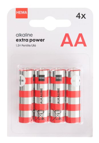 Piles Alcalines AA Extra Power - HEMA - Modalova