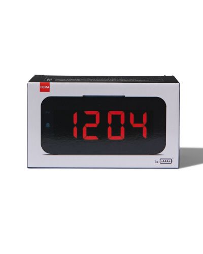 HEMA Réveil Digital LED (noir) - HEMA - Modalova