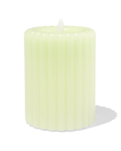 Bougie Cylindrique Led ⌀7,5 X 10 Cm Nervurée () - HEMA - Modalova
