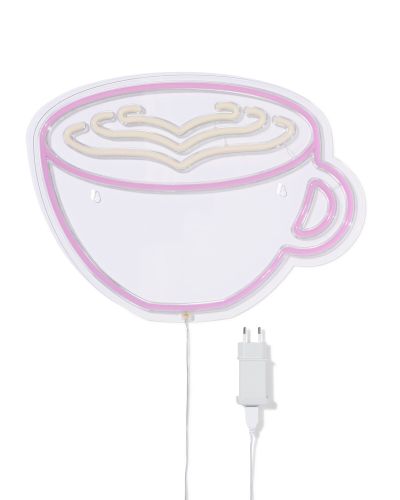 Lampe Led Néon 30,5x40x1,3cm Café () - HEMA - Modalova