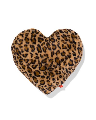 Peluche 15x40x36cm Cœur Léopard () - HEMA - Modalova