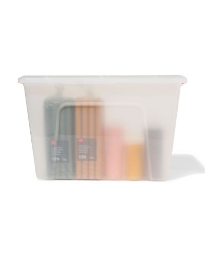 Boîte De Rangement 60L Tokyo Transparent 58x39.5x36.5 Recyclée - HEMA - Modalova