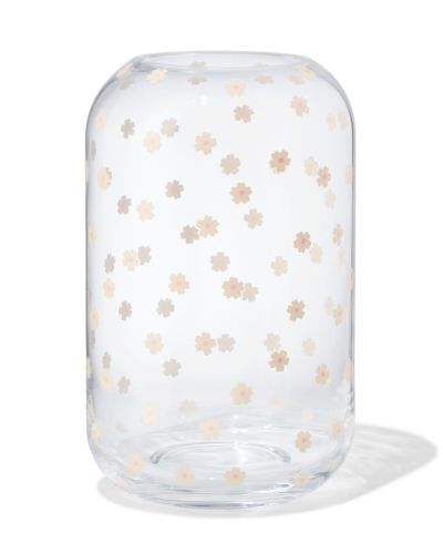 HEMA Vase ⌀12x20cm Verre Fleurs - HEMA - Modalova