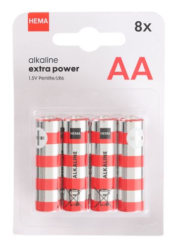 Piles Alcalines AA Extra Power - HEMA - Modalova