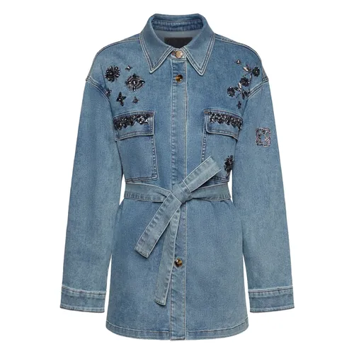 Jackets > Denim Jackets - - Elena Mirò - Modalova