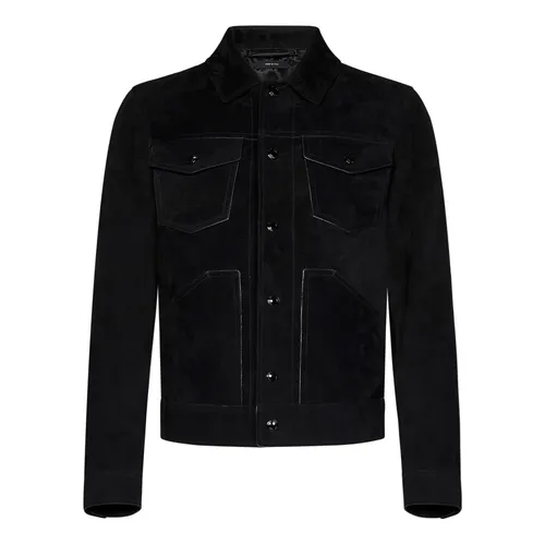 Jackets > Leather Jackets - - Tom Ford - Modalova