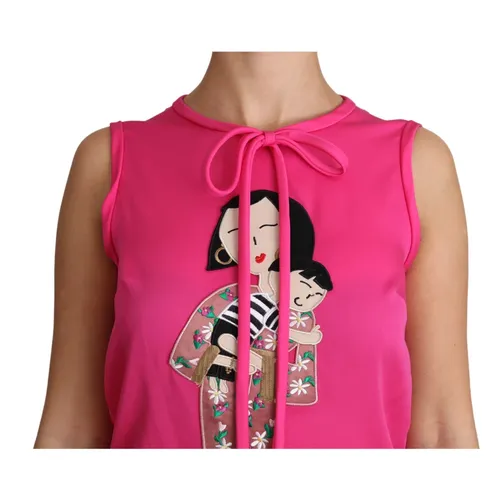 Tops > Sleeveless Tops - - Dolce & Gabbana - Modalova