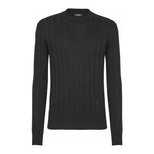 Knitwear > Round-neck Knitwear - - Balmain - Modalova