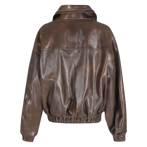 Jackets > Leather Jackets - - Magda Butrym - Modalova