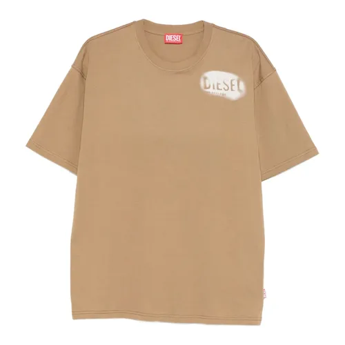 Diesel - Tops > T-Shirts - Beige - Diesel - Modalova