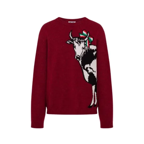 Knitwear > Round-neck Knitwear - - Moschino - Modalova