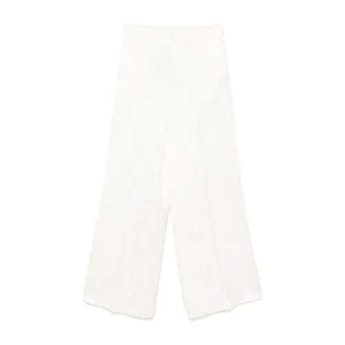 Trousers > Wide Trousers - - Twinset - Modalova