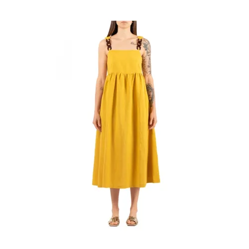 Dresses > Day Dresses > Midi Dresses - - Luckylu - Modalova