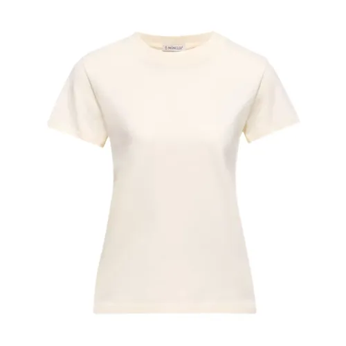 Moncler - Tops > T-Shirts - White - Moncler - Modalova