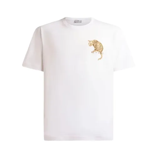 Etro - Tops > T-Shirts - White - Etro - Modalova