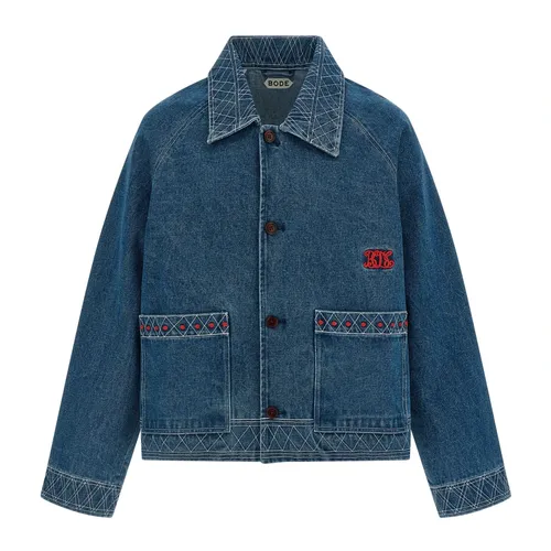 Jackets > Denim Jackets - - Bode - Modalova