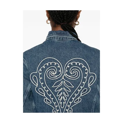 Jackets > Denim Jackets - - Farm Rio - Modalova