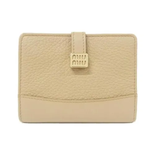 Pre-owned > Pre-owned Accessories > Pre-owned Wallets - - Miu Miu Pre-owned - Modalova