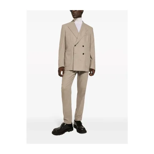 Trousers > Suit Trousers - - Dolce & Gabbana - Modalova