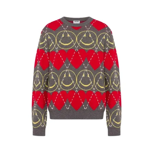 Knitwear > Round-neck Knitwear - - Moschino - Modalova