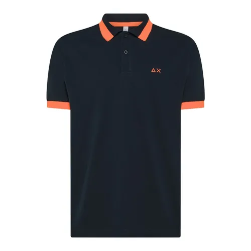 Sun68 - Tops > Polo Shirts - Blue - Sun68 - Modalova