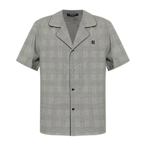 Shirts > Short Sleeve Shirts - - Balmain - Modalova
