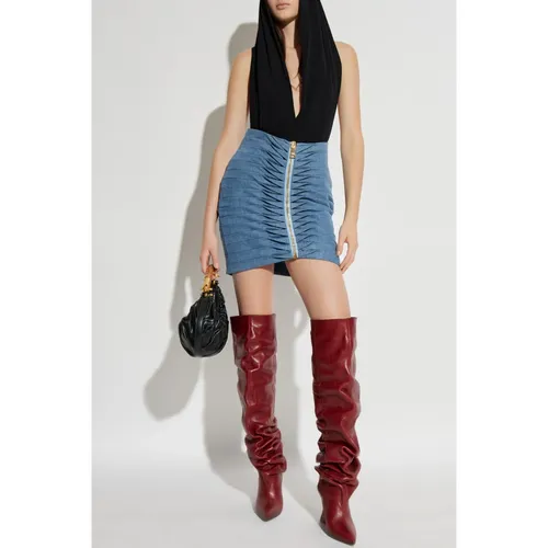 Skirts > Denim Skirts - - Balmain - Modalova