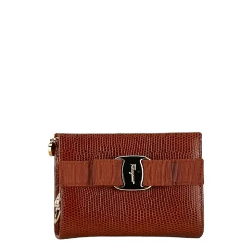 Pre-owned > Pre-owned Bags > Pre-owned Clutches - - Salvatore Ferragamo Pre-owned - Modalova
