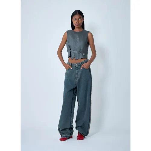 Jeans > Wide Jeans - - MM6 Maison Margiela - Modalova