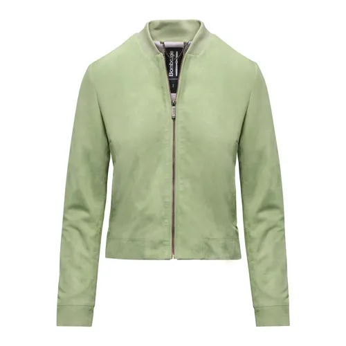 Jackets > Leather Jackets - - BomBoogie - Modalova