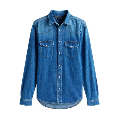 Shirts > Denim Shirts - - Tommy Hilfiger - Modalova