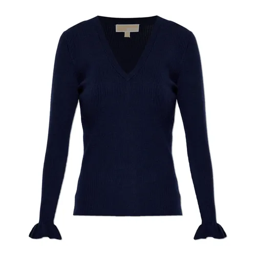 Knitwear > V-neck Knitwear - - Michael Kors - Modalova