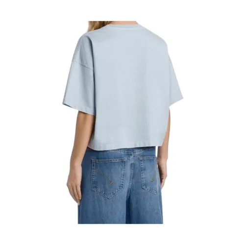 Dondup - Tops > T-Shirts - Blue - Dondup - Modalova