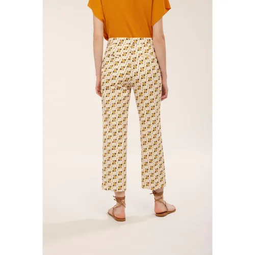 Trousers > Cropped Trousers - - Skills & Genes - Modalova
