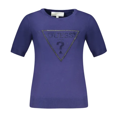 Guess - Tops > T-Shirts - Blue - Guess - Modalova